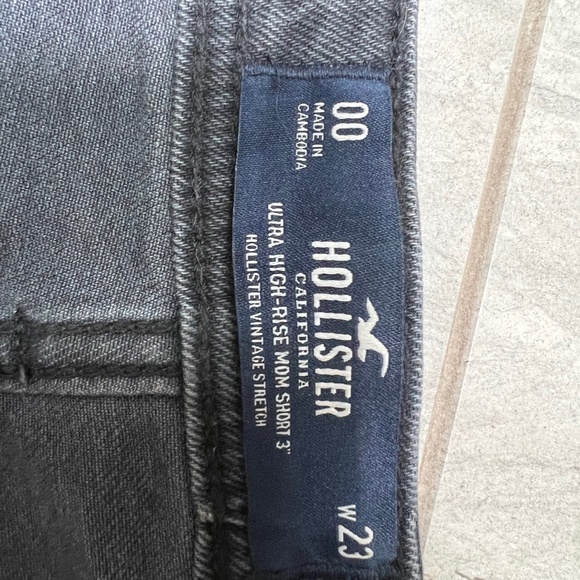 black jean shorts - Picture 3 of 6